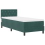 Cama Box Spring con colchón terciopelo verde oscuro 80x200 cm von , Betten und Lattenroste - Ref: Foro24-3339071, Preis: 269,...