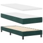 Cama Box Spring con colchón terciopelo verde oscuro 80x200 cm von , Betten und Lattenroste - Ref: Foro24-3339071, Preis: 269,...