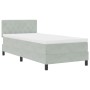 Cama Box Spring con colchón terciopelo rosa 90x190 cm von , Betten und Lattenroste - Ref: Foro24-3339074, Preis: 290,63 €, Ra...