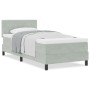 Cama Box Spring con colchón terciopelo rosa 90x190 cm von , Betten und Lattenroste - Ref: Foro24-3339074, Preis: 290,63 €, Ra...