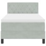 Cama Box Spring con colchón terciopelo rosa 90x190 cm von , Betten und Lattenroste - Ref: Foro24-3339074, Preis: 290,63 €, Ra...