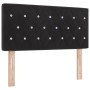 Cama Box Spring con colchón terciopelo negro 90x190 cm von , Betten und Lattenroste - Ref: Foro24-3339076, Preis: 290,90 €, R...