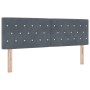 Cama Box Spring con colchón terciopelo gris oscuro 160x200 cm | Foro24.es | Tu tienda online para hogar, jardín y más Foro24.es