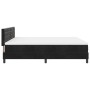 Cama Box Spring con colchón terciopelo negro 180x200 cm de , Camas y somieres - Ref: Foro24-3339124, Precio: 535,92 €, Descue...