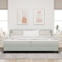 Cama Box Spring con colchón terciopelo gris claro 200x200 cm by , Beds and slatted bases - Ref: Foro24-3339128, Price: 566,56...