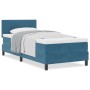 Cama Box Spring con colchón terciopelo azul oscuro 80x200 cm von , Betten und Lattenroste - Ref: Foro24-3339138, Preis: 268,5...