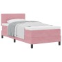 Cama Box Spring con colchón terciopelo rosa 80x200 cm by , Beds and slatted bases - Ref: Foro24-3339139, Price: 274,02 €, Dis...