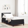 Cama Box Spring con colchón terciopelo negro 90x190 cm von , Betten und Lattenroste - Ref: Foro24-3339142, Preis: 290,10 €, R...