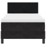 Cama Box Spring con colchón terciopelo negro 90x190 cm von , Betten und Lattenroste - Ref: Foro24-3339142, Preis: 290,10 €, R...