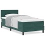 Cama Box Spring con colchón terciopelo verde oscuro 90x190 cm | Foro24.es | Tu tienda online para hogar, jardín y más Foro24.es