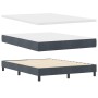 Cama Box Spring con colchón terciopelo gris oscuro 160x200 cm | Foro24.es | Tu tienda online para hogar, jardín y más Foro24.es