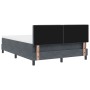 Cama Box Spring con colchón terciopelo gris oscuro 160x200 cm | Foro24.es | Tu tienda online para hogar, jardín y más Foro24.es