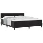 Cama Box Spring con colchón terciopelo negro 180x200 cm by , Beds and slatted bases - Ref: Foro24-3339190, Price: 513,44 €, D...
