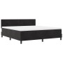 Cama Box Spring con colchón terciopelo negro 180x200 cm by , Beds and slatted bases - Ref: Foro24-3339190, Price: 513,44 €, D...