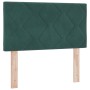 Cama Box Spring con colchón terciopelo verde oscuro 80x200 cm von , Betten und Lattenroste - Ref: Foro24-3339203, Preis: 266,...