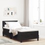 Cama Box Spring con colchón terciopelo negro 80x200 cm | Foro24.es | Tu tienda online para hogar, jardín y más Foro24.es