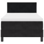 Cama Box Spring con colchón terciopelo negro 80x200 cm | Foro24.es | Tu tienda online para hogar, jardín y más Foro24.es