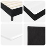 Cama Box Spring con colchón terciopelo negro 80x200 cm | Foro24.es | Tu tienda online para hogar, jardín y más Foro24.es