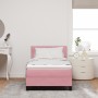 Cama Box Spring con colchón terciopelo rosa 80x200 cm by , Beds and slatted bases - Ref: Foro24-3339211, Price: 311,13 €, Dis...
