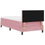 Cama Box Spring con colchón terciopelo rosa 80x200 cm by , Beds and slatted bases - Ref: Foro24-3339211, Price: 311,13 €, Dis...