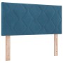 Cama Box Spring con colchón terciopelo azul oscuro 90x200 cm von , Betten und Lattenroste - Ref: Foro24-3339216, Preis: 310,6...