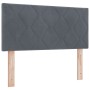 Cama Box Spring con colchón terciopelo gris oscuro 120x200 cm von , Betten und Lattenroste - Ref: Foro24-3339231, Preis: 374,...