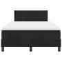 Cama Box Spring con colchón terciopelo negro 120x200 cm | Foro24.es | Tu tienda online para hogar, jardín y más Foro24.es