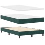 Cama Box Spring con colchón terciopelo verde oscuro 120x200 cm by , Beds and slatted bases - Ref: Foro24-3339233, Price: 373,...