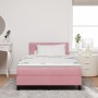 Cama Box Spring con colchón terciopelo rosa 120x200 cm von , Betten und Lattenroste - Ref: Foro24-3339235, Preis: 387,26 €, R...
