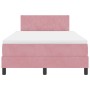 Cama Box Spring con colchón terciopelo rosa 120x200 cm von , Betten und Lattenroste - Ref: Foro24-3339235, Preis: 387,26 €, R...