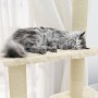 Katzenkratzbaum mit cremefarbenen Sisalstämmen, 155 cm von vidaXL, Katzenmöbel - Ref: Foro24-171515, Preis: 61,23 €, Rabatt: %