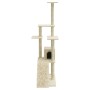 Katzenkratzbaum mit cremefarbenen Sisalstämmen, 155 cm von vidaXL, Katzenmöbel - Ref: Foro24-171515, Preis: 61,23 €, Rabatt: %