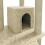 Cat scratching post with cream sisal posts 155 cm by vidaXL, Cat furniture - Ref: Foro24-171515, Price: 60,31 €, Discount: %