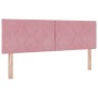Cama Box Spring con colchón terciopelo rosa 140x190 cm von , Betten und Lattenroste - Ref: Foro24-3339241, Preis: 437,08 €, R...