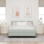 Cama Box Spring con colchón terciopelo gris claro 140x200 cm | Foro24.es | Tu tienda online para hogar, jardín y más Foro24.es