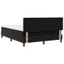 Cama Box Spring con colchón terciopelo negro 140x200 cm by , Beds and slatted bases - Ref: Foro24-3339244, Price: 423,65 €, D...