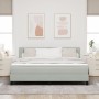 Cama Box Spring con colchón terciopelo gris claro 180x200 cm by , Beds and slatted bases - Ref: Foro24-3339254, Price: 518,33...
