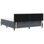 Cama Box Spring con colchón terciopelo gris oscuro 180x200 cm by , Beds and slatted bases - Ref: Foro24-3339255, Price: 531,4...