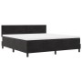 Cama Box Spring con colchón terciopelo negro 180x200 cm | Foro24.es | Tu tienda online para hogar, jardín y más Foro24.es