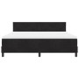 Cama Box Spring con colchón terciopelo negro 180x200 cm | Foro24.es | Tu tienda online para hogar, jardín y más Foro24.es