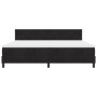 Cama Box Spring con colchón terciopelo negro 200x200 cm | Foro24.es | Tu tienda online para hogar, jardín y más Foro24.es
