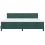 Cama Box Spring con colchón terciopelo verde oscuro 200x200 cm von , Betten und Lattenroste - Ref: Foro24-3339263, Preis: 604...