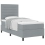 Cama Box Spring con Colchón Gris Claro 80x200 cm Tela by , Beds and slatted bases - Ref: Foro24-3339266, Price: 305,46 €, Dis...