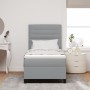 Cama Box Spring con Colchón Gris Claro 80x200 cm Tela by , Beds and slatted bases - Ref: Foro24-3339266, Price: 305,46 €, Dis...