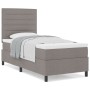 Cama con Box Spring y Colchón Taupe 80x200 cm Tela by , Beds and slatted bases - Ref: Foro24-3339270, Price: 347,02 €, Discou...