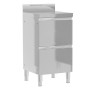 Gewerbliche Küchenschränke 3 Einheiten aus Edelstahl von vidaXL, Wiederherstellung - Ref: Foro24-3083719, Preis: 796,49 €, Ra...