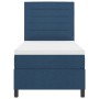 Cama con Somier Azul 80x200 cm Tela by , Beds and slatted bases - Ref: Foro24-3339272, Price: 348,47 €, Discount: %