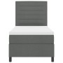 Cama Box Spring con Colchón Gris Oscuro Individual Tela by , Beds and slatted bases - Ref: Foro24-3339274, Price: 335,87 €, D...