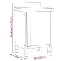 Gewerbliche Küchenschränke 3 Einheiten aus Edelstahl von vidaXL, Wiederherstellung - Ref: Foro24-3083719, Preis: 756,49 €, Ra...