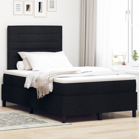 Cama con Somier y Colchón Negra Pequeña Doble Tela by , Beds and slatted bases - Ref: Foro24-3339296, Price: 405,05 €, Discou...